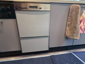 長野キッチン取付け隊　浅型を深型食洗機に取替　施工前